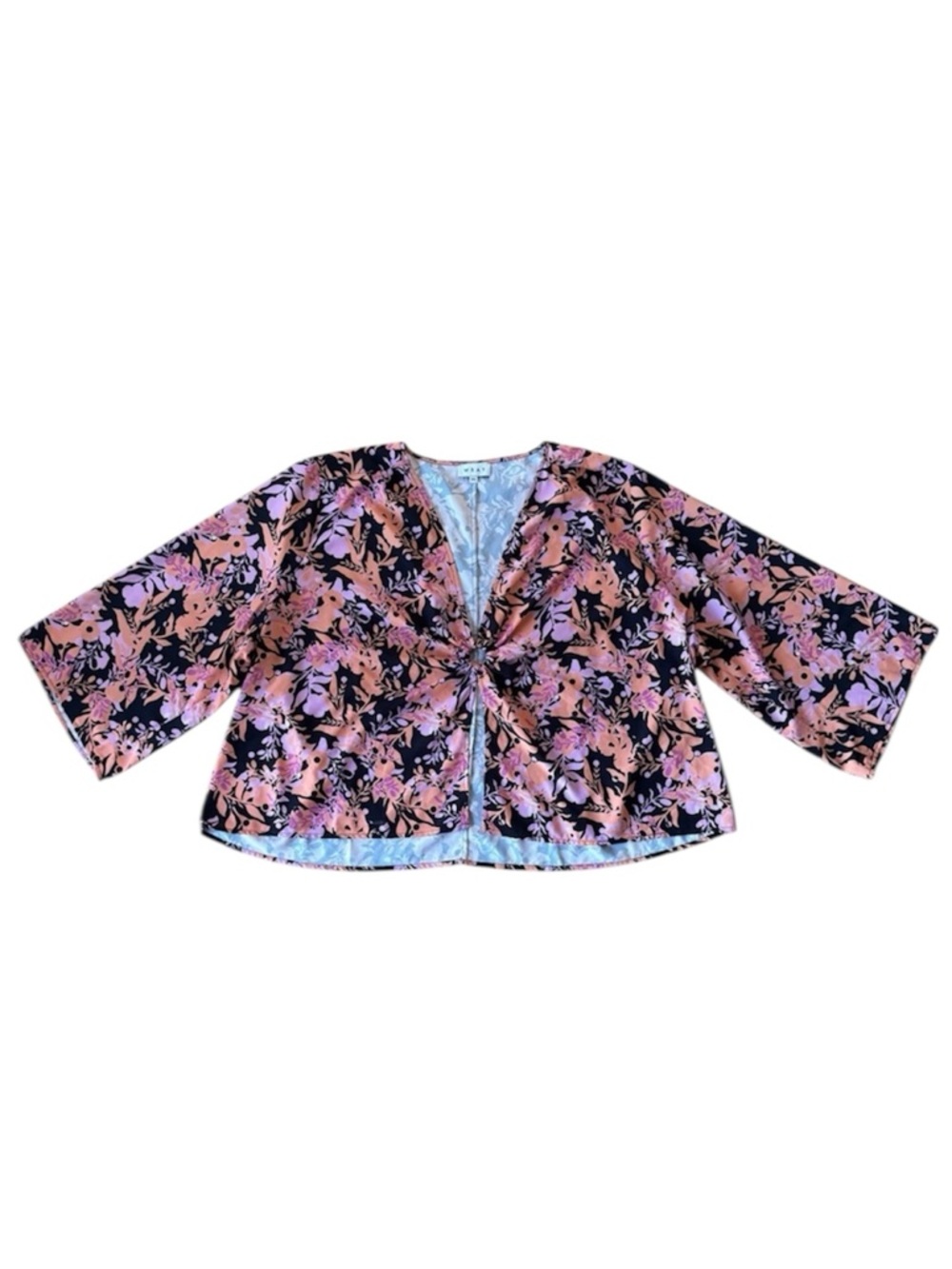 Wray Libra Top Night Garden Print Size 3XL